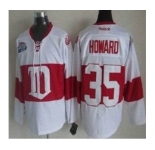 nhl jerseys detroit red wings #35 howard white[winter classic]
