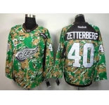 nhl jerseys detroit red wings #40 zetterberg camo[patch C]