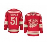 nhl jerseys detroit red wings #51 filppula red[2014 winter classic]