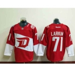 nhl jerseys detroit red wings #71 dylan larkin red[stadium]