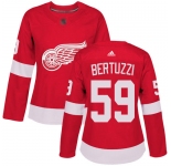 Women's Detroit Red Wings Authentic #59 Tyler Bertuzzi Red Home Jersey