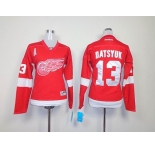 women nhl Detroit Red Wings #13 datsyuk red
