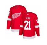 Youth Adidas Detroit Red Wings #21 Tomas Tatar Red Home Authentic Stitched NHL Jersey