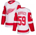 Youth Authentic Detroit Red Wings #59 Tyler Bertuzzi White Away Jersey