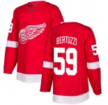 Youth Detroit Red Wings Authentic #59 Tyler Bertuzzi Red Home Jersey