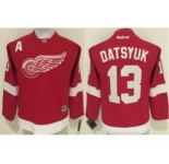 youth nhl jerseys detroit red wings #43 datsyuk red[patch A][datsyuk]