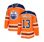 Adidas Edmonton Oilers #13 Mike Cammalleri Premier Orange Home NHL Jersey