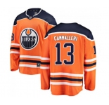 Edmonton Oilers #13 Mike Cammalleri Authentic Orange Home Fanatics Branded Breakaway NHL Jersey