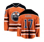 Edmonton Oilers #17 Jari Kurri Fanatics Branded Orange Home Breakaway NHL Jersey