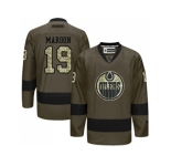Edmonton Oilers #19 Patrick Maroon Green Salute to Service Stitched NHL Jersey