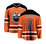 Edmonton Oilers #2 Andrej Sekera Fanatics Branded Orange Home Breakaway NHL Jersey