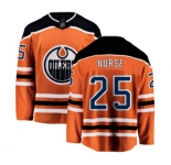 Edmonton Oilers #25 Darnell Nurse Fanatics Branded Orange Home Breakaway NHL Jersey