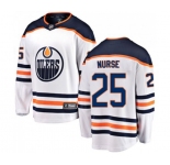 Edmonton Oilers #25 Darnell Nurse Fanatics Branded White Away Breakaway NHL Jersey