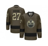 Edmonton Oilers #27 Boyd Gordon Green Salute to Service Stitched NHL Jersey