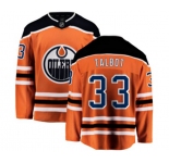 Edmonton Oilers #33 Cam Talbot Fanatics Branded Orange Home Breakaway NHL Jersey