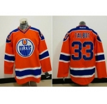 Edmonton Oilers #33 Cam Talbot Orange Alternate Stitched NHL Jersey