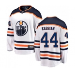 Edmonton Oilers #44 Zack Kassian Fanatics Branded White Away Breakaway NHL Jersey
