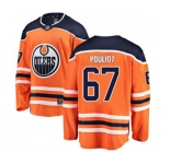 Edmonton Oilers #67 Benoit Pouliot Fanatics Branded Orange Home Breakaway NHL Jersey