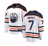Edmonton Oilers #7 Paul Coffey Fanatics Branded White Away Breakaway NHL Jersey