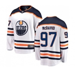 Edmonton Oilers #97 Connor McDavid Fanatics Branded White Away Breakaway NHL Jersey
