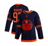 Men's Edmonton Oilers #97 Connor McDavid Authentic Navy Blue Alternate Hockey Jersey