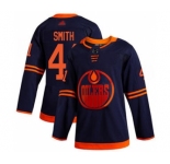 Men's Oilers #74 Ethan Bear Navy Alternate Authentic Stitched Hockey Jersey