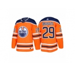 Men's adidas Leon Draisaitl Edmonton Oilers #29 Orange 2018 New Season Team Home Jersey