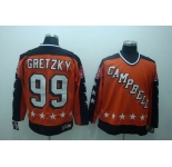 nhl campbell #99 oilers gretzky orange[ccm] all star