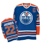 nhl edmonton oilers #22 lt.blue jerseys ccm