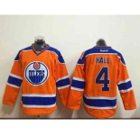 nhl jerseys edmonton oilers #4 hall orange