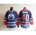 nhl jerseys edmonton oilers #40 dubnyk blue