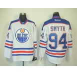 nhl jerseys edmonton oilers #94 smyth white