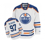 Women Reebok Edmonton Oilers #97 Connor McDavid Authentic White Away NHL Jersey