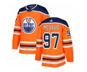 Youth Adidas Edmonton Oilers #97 Connor McDavid Orange Home Authentic Stitched NHL Jersey