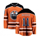 Youth Edmonton Oilers #11 Mark Messier Fanatics Branded Orange Home Breakaway NHL Jersey