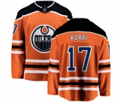 Youth Edmonton Oilers #17 Jari Kurri Fanatics Branded Orange Home Breakaway NHL Jersey