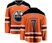 Youth Edmonton Oilers #7 Paul Coffey Fanatics Branded Orange Home Breakaway NHL Jersey