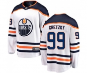 Youth Edmonton Oilers #99 Wayne Gretzky Fanatics Branded White Away Breakaway NHL Jersey