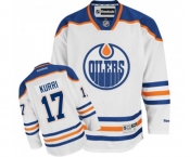 Youth Reebok Edmonton Oilers #17 Jari Kurri Authentic White Away NHL Jersey