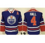 youth nhl jerseys edmonton oilers #4 hall blue[patch A]