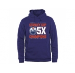 Edmonton Oilers Royal Rinkside Victor Pullover Hoodie