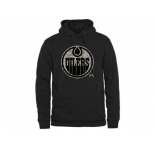 Men's Edmonton Oilers Black Rink Warrior Pullover Hoodie