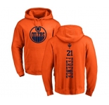 NHL Adidas Edmonton Oilers #21 Andrew Ference Orange One Color Backer Pullover Hoodie