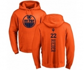 NHL Adidas Edmonton Oilers #22 Tobias Rieder Orange One Color Backer Pullover Hoodie