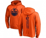 NHL Adidas Edmonton Oilers #67 Benoit Pouliot Orange One Color Backer Pullover Hoodie