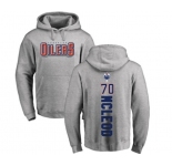 NHL Adidas Edmonton Oilers #70 Ryan McLeod Ash Backer Pullover Hoodie