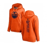 NHL Women Adidas Edmonton Oilers #67 Benoit Pouliot Orange One Color Backer Pullover Hoodie