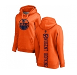 NHL Women Adidas Edmonton Oilers #93 Ryan Nugent-Hopkins Orange One Color Backer Pullover Hoodie
