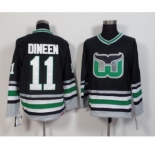 Hartford Whalers #11 Dineen Black CCM Throwback Stitched NHL Jersey