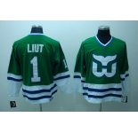 nhl hartford whalers #1 liut ccm green